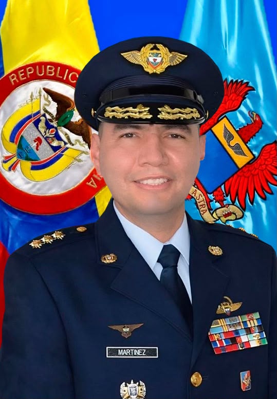 Juan Jaime Martínez Ossa, comandante de la Fuerza Aeroespacial Colombiana