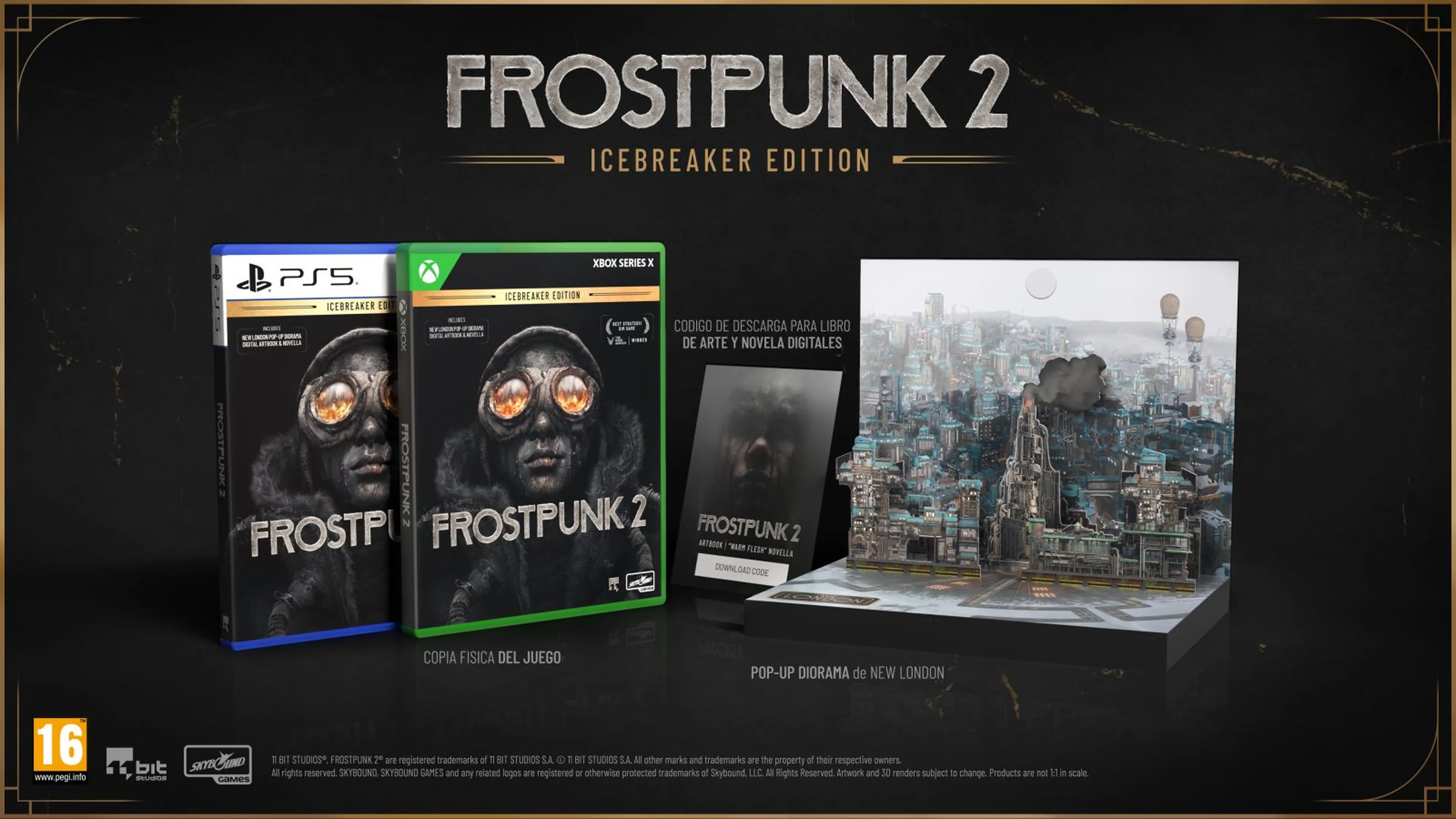 Frostpunk 2 contará con versiones en formato físico, tanto en una edición estándar, como en otra Deluxe, para PS5 y Xbox Series X|S.
