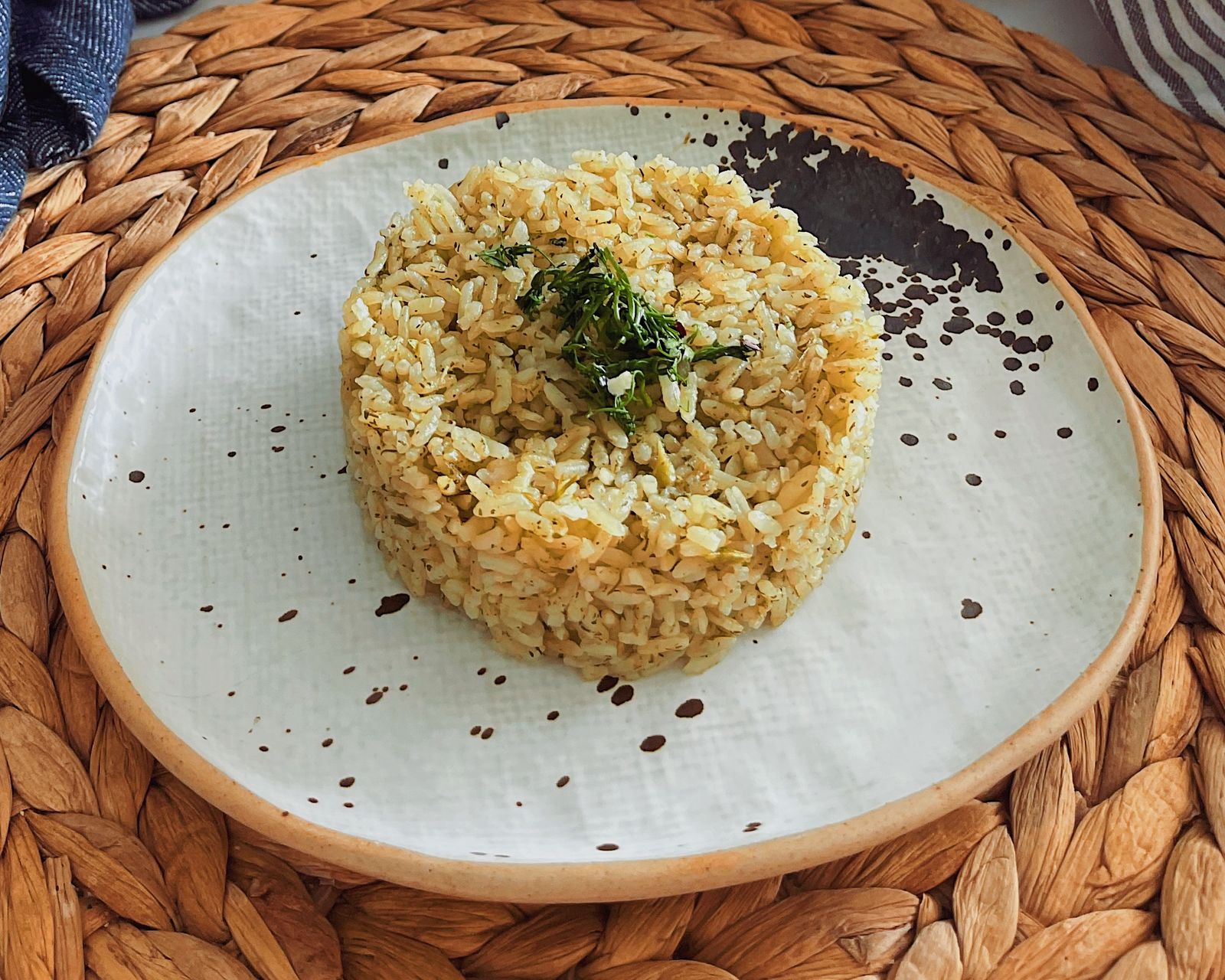 Arroz de cilantro