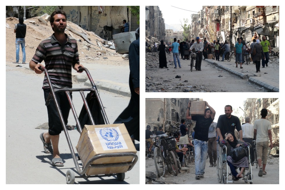 El triste éxodo palestino por conflicto en Medio Oriente
