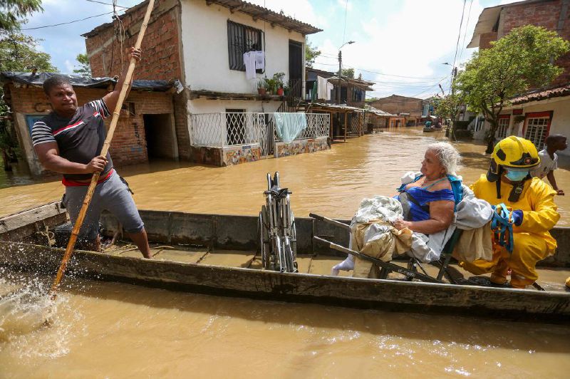 Invierno en Colombia: ya van casi 500 mil afectados