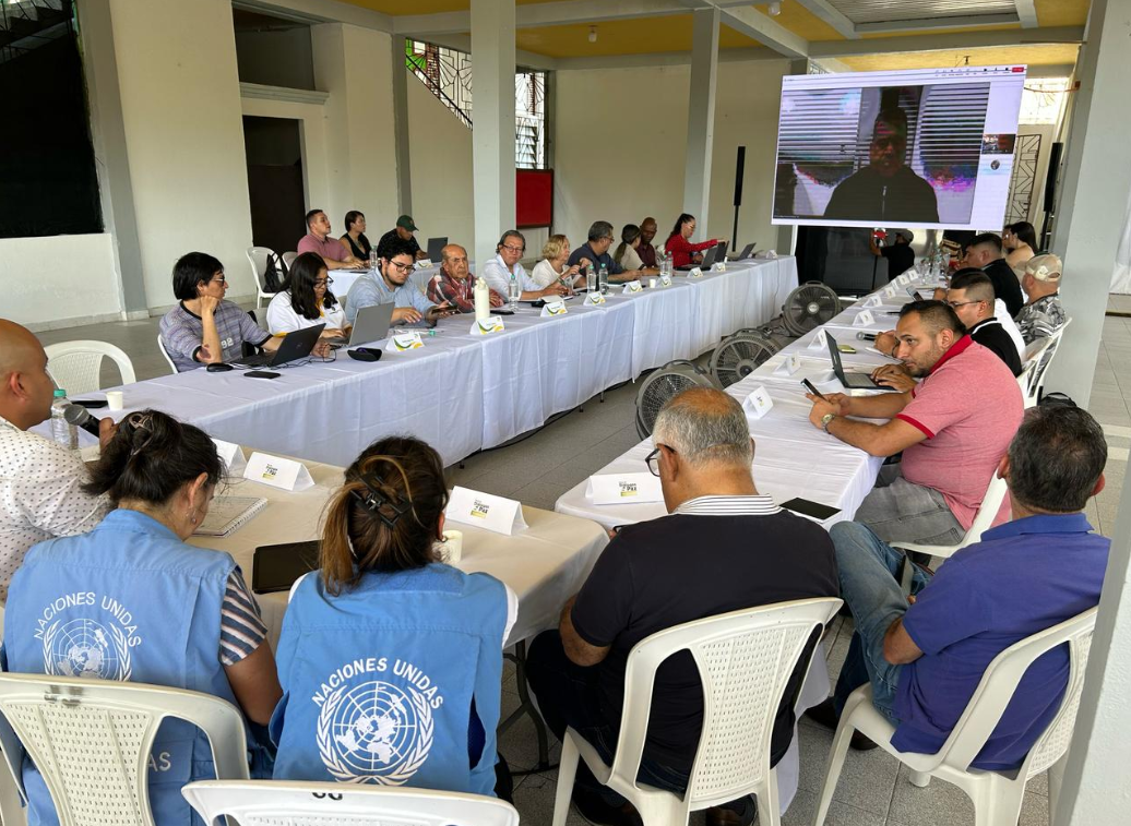 Las delegaciones están reunidas en Putumayo.