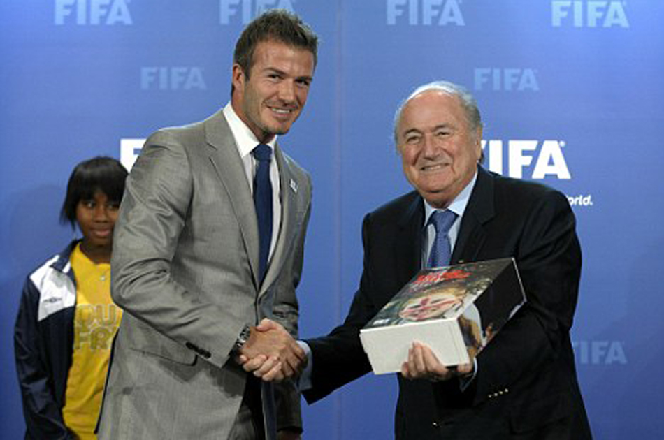 Blatter sobre Beckham: El final del capítulo de una historia asombrosa