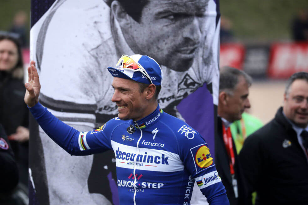 Philippe Gilbert ganó la París-Roubaix, el tercer monumento de la temporada