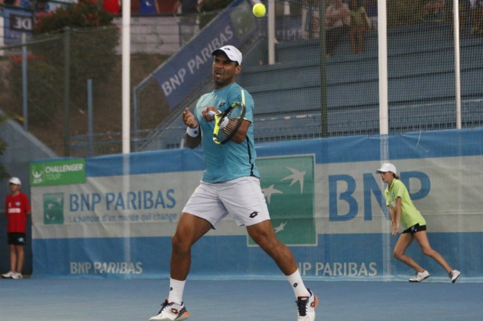 Falla espera en semifinales al ganador entre Adrian Mannarino y Kenny De Schepper. / Cortesía