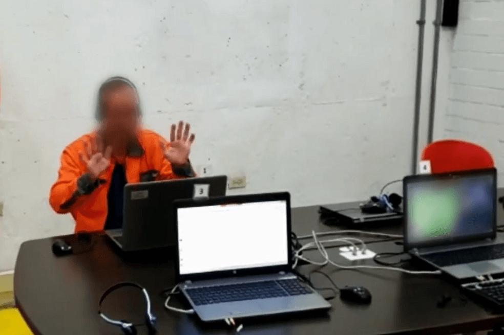 Así son las visitas virtuales en la Cárcel Distrital de Bogotá