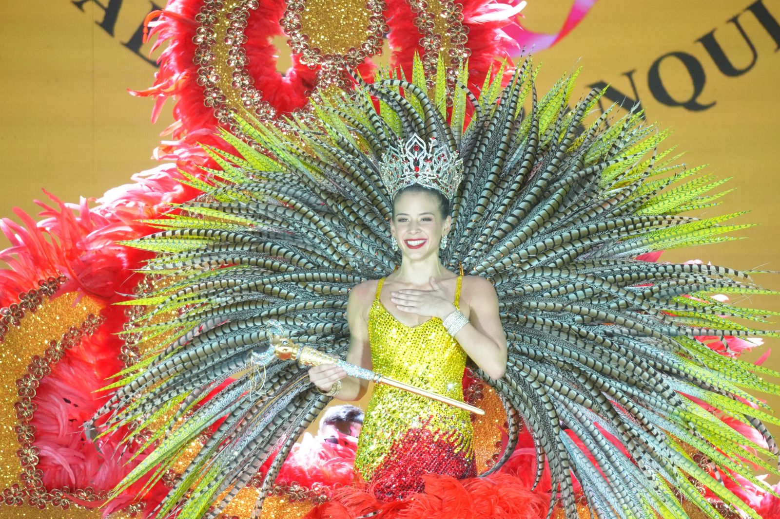 Silvestre y Maluma en la noche de coronación de la Reina del Carnaval de Barranquilla