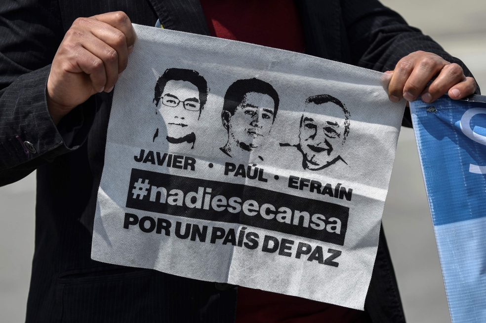 Consulados ecuatorianos en Colombia apoyarán a familiares de periodistas asesinados