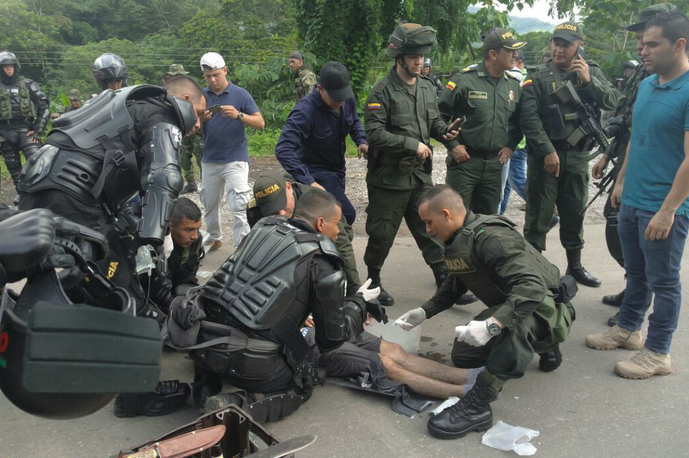 A la fuerza se abre paso en la vía Ocaña-Cúcuta