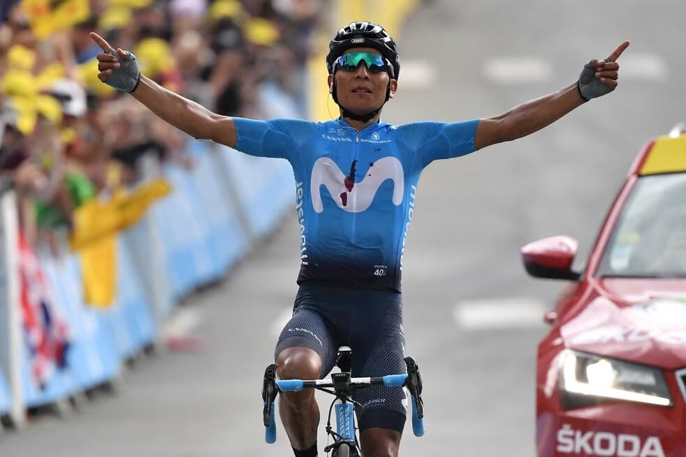 Nairo Quintana demostró que está intacto, ganó la etapa 18 y se metió al top 10 de la general del Tour