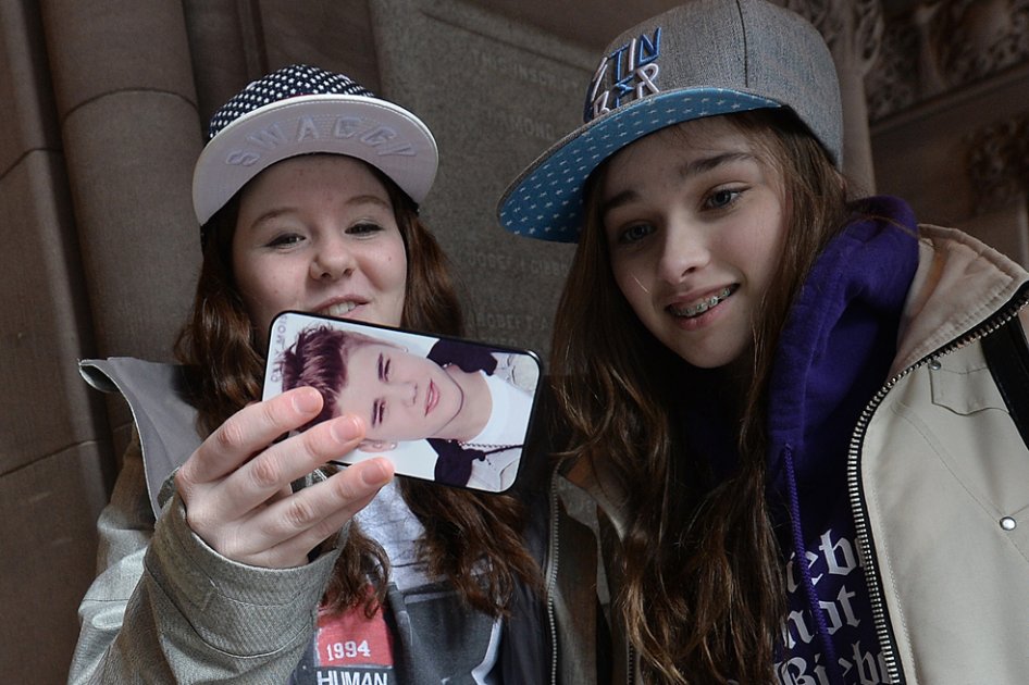 Fans de Justin Bieber en Toronto, Canadá.