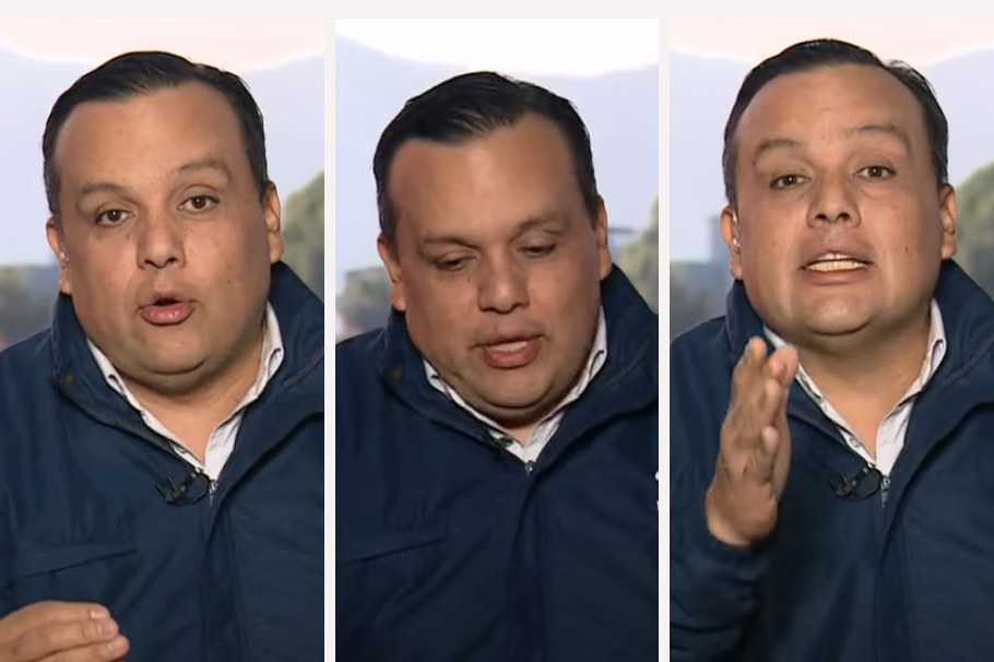 Edward Porras despidió con emotivas palabras a uno de sus compañeros de Caracol
