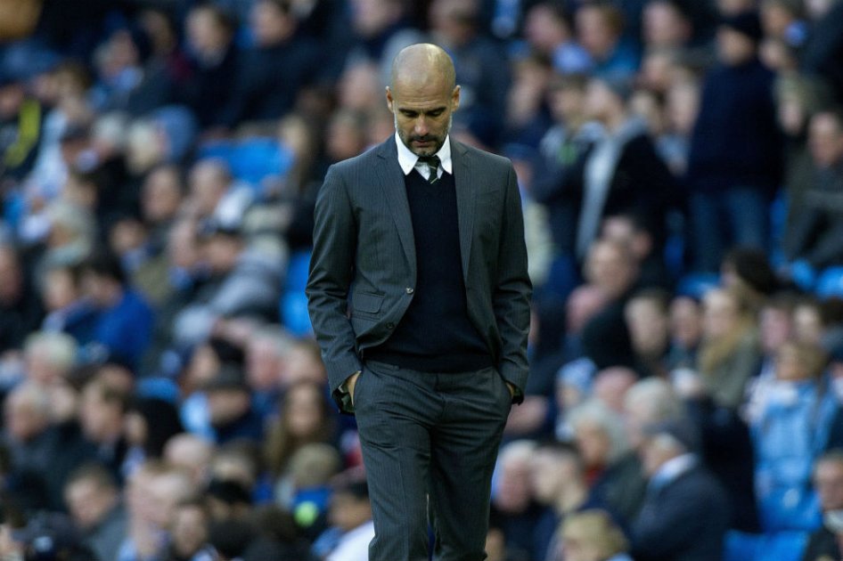Guardiola suma seis partidos sin ganar por primera vez en su carrera