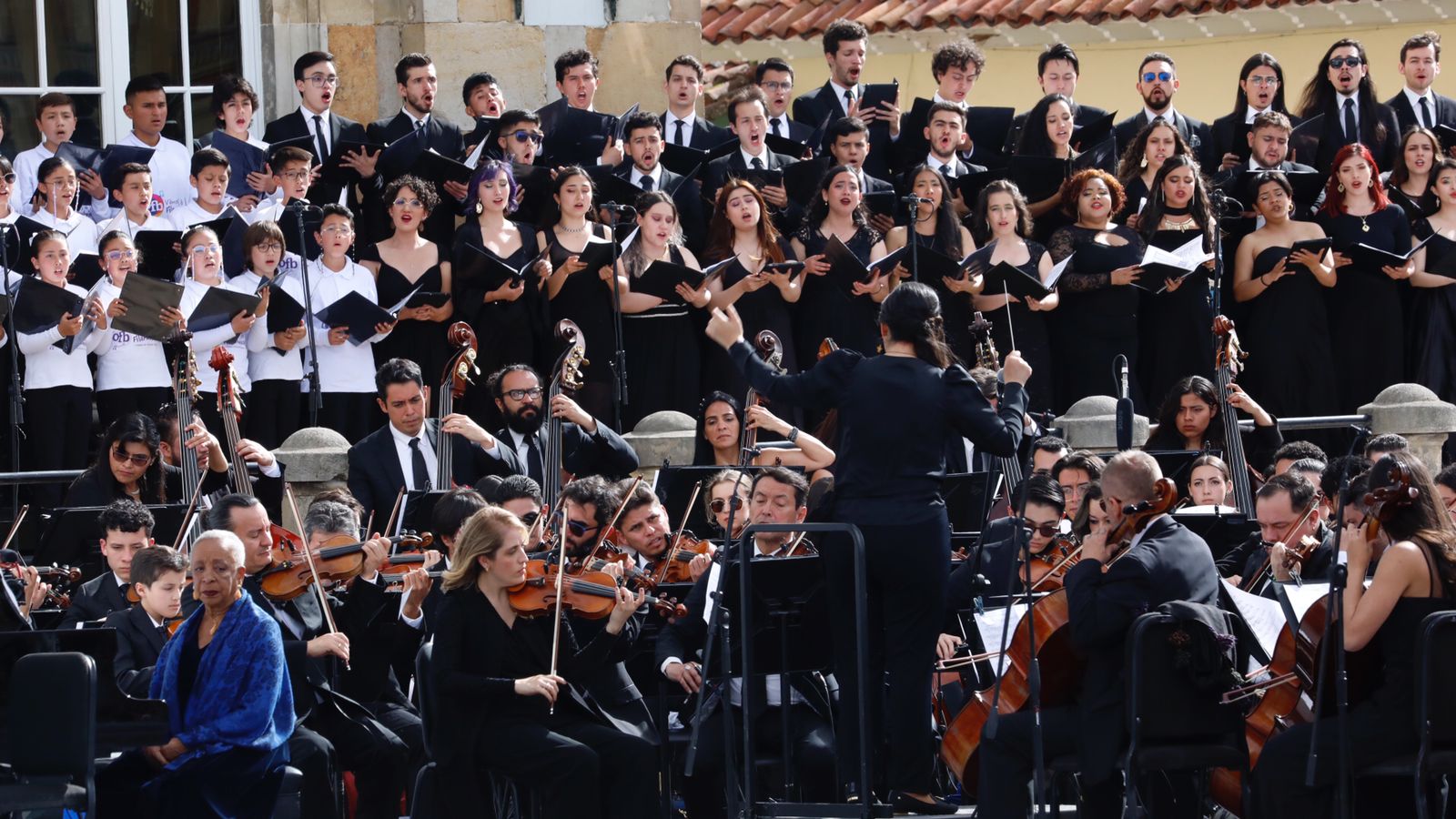 Entre las filas de una orquesta para ser testigo de lo inédito