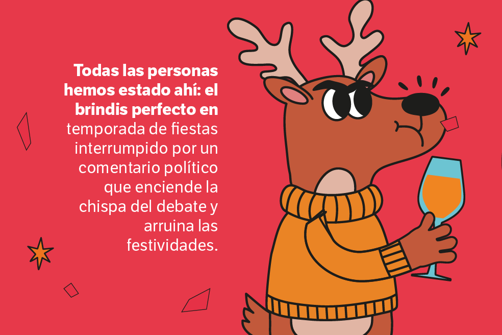 ¿Cómo evitar que hablar de política arruine sus fiestas y Navidad?