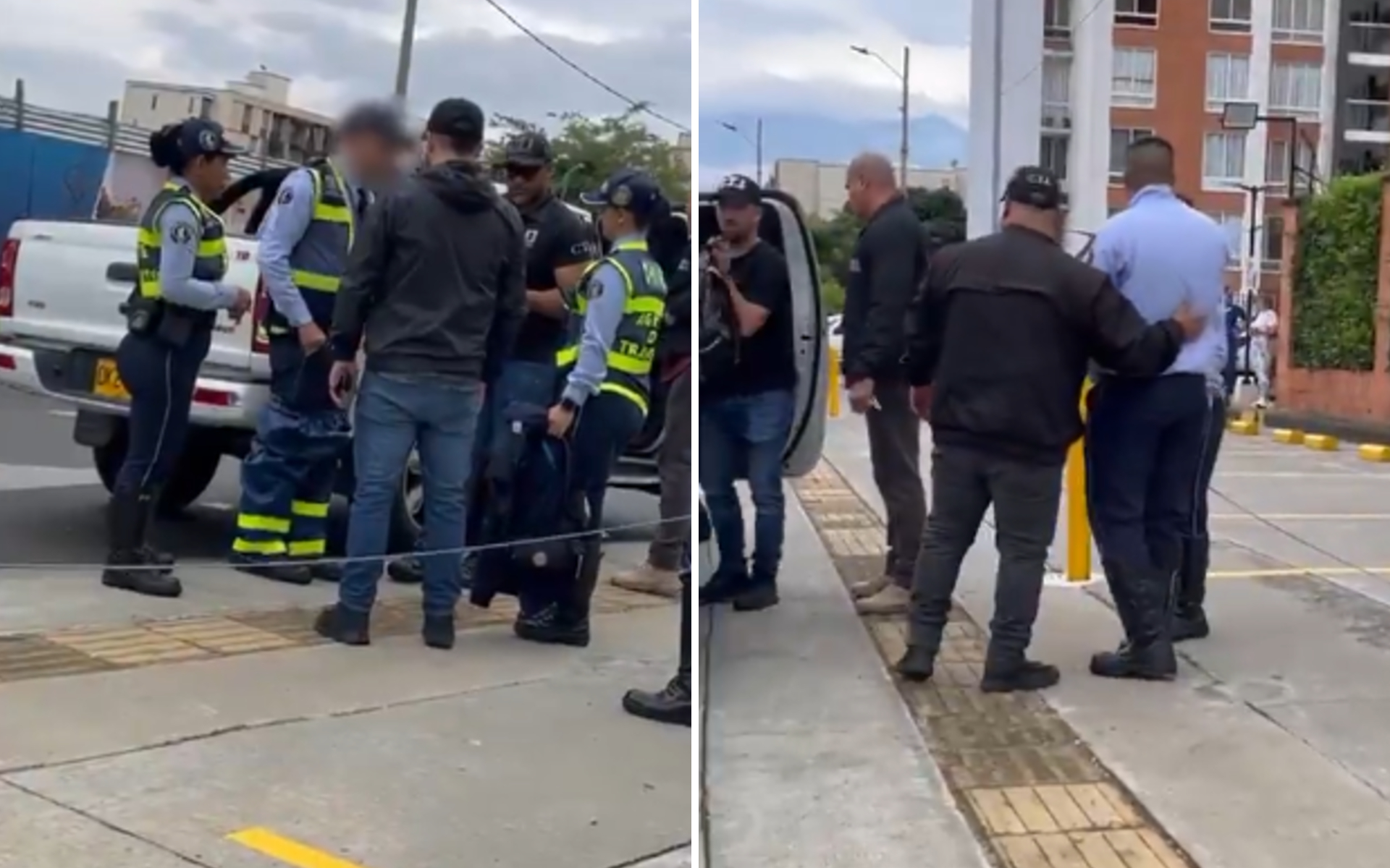 Agente de tránsito fue capturado por violencia intrafamiliar en Cali
