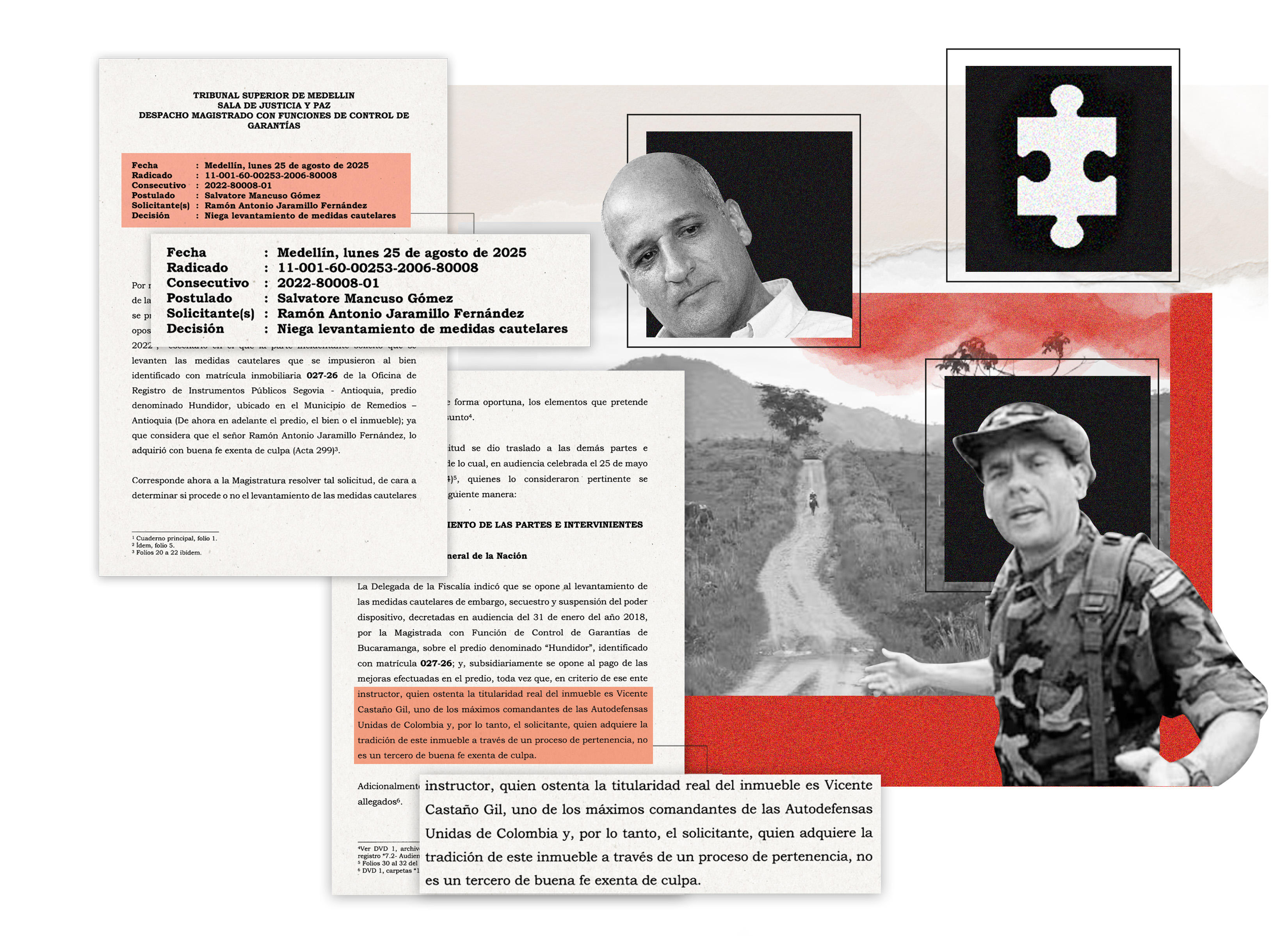 Las megafincas del narcoparamilitarismo que hoy están bajo la lupa de la Corte Suprema