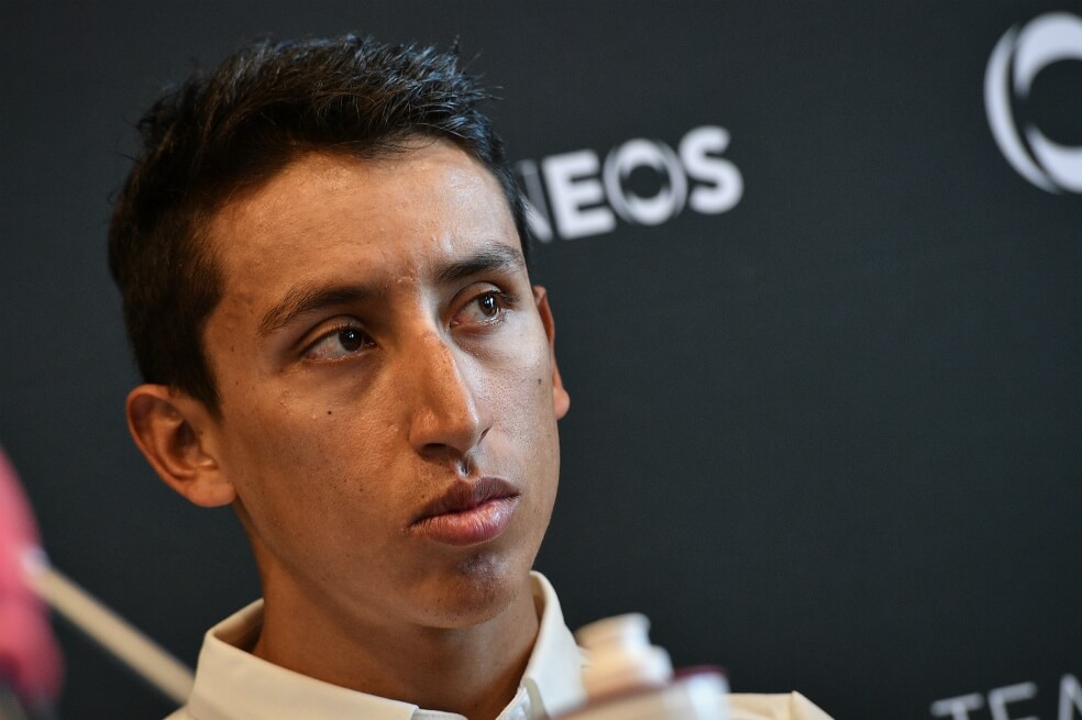 Egan Bernal: «Ni se cuáles son las etapas claves, ni los kilómetros de mañana, yo voy día a día»