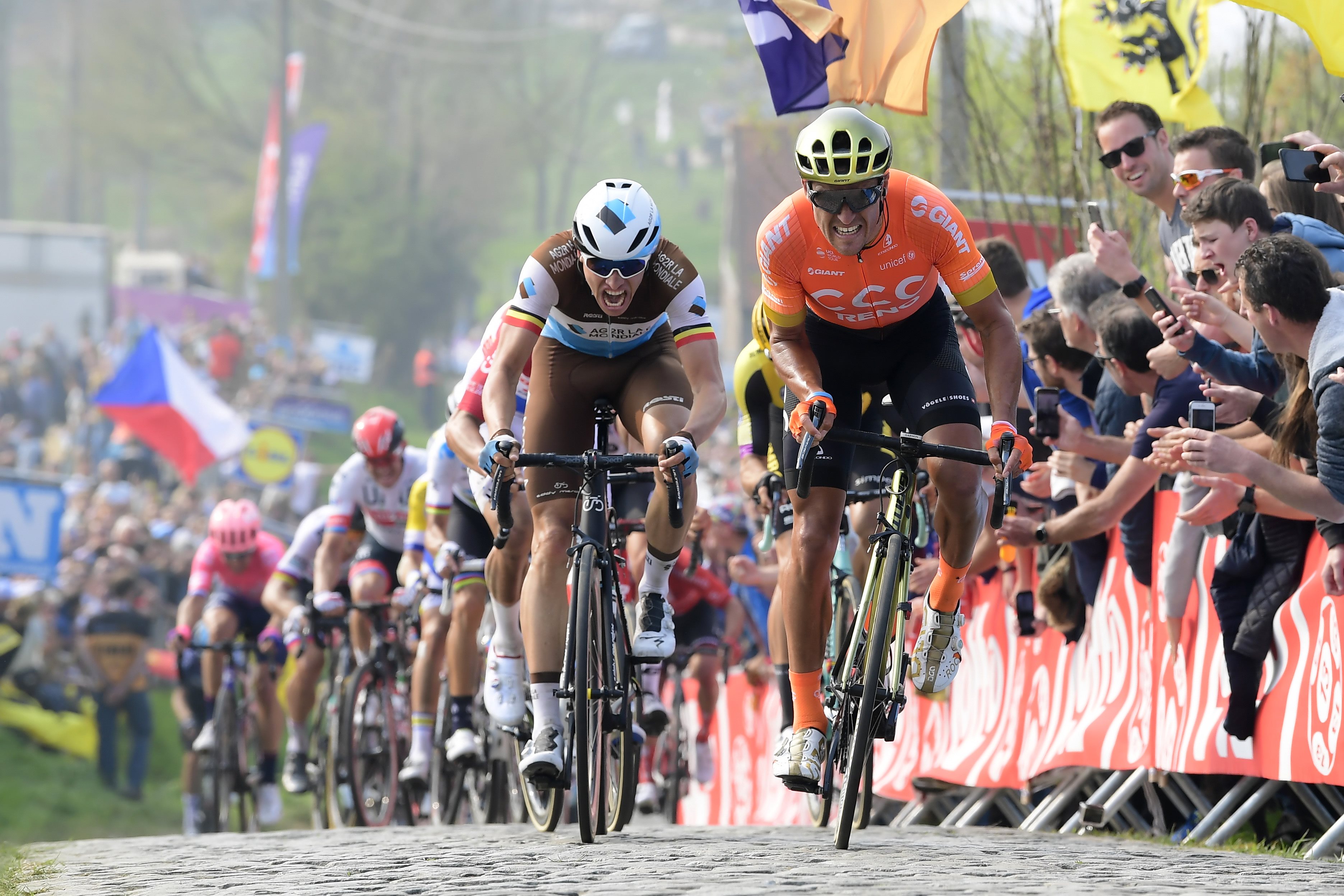 El último ganador de la prueba fue el italiano Alberto Bettiol. / @RondeVlaanderen