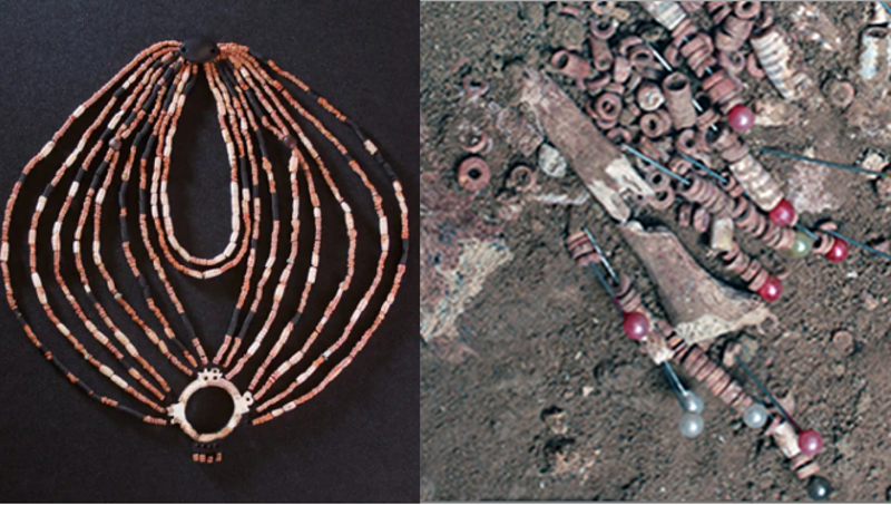 Hallan collar de hace 9.000 años con piedras preciosas, reveló cosas increíbles