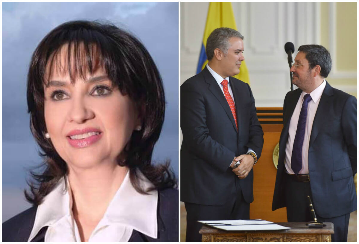 Francisco Santos y Claudia Blum, grabados en explosiva conversación de cafetería