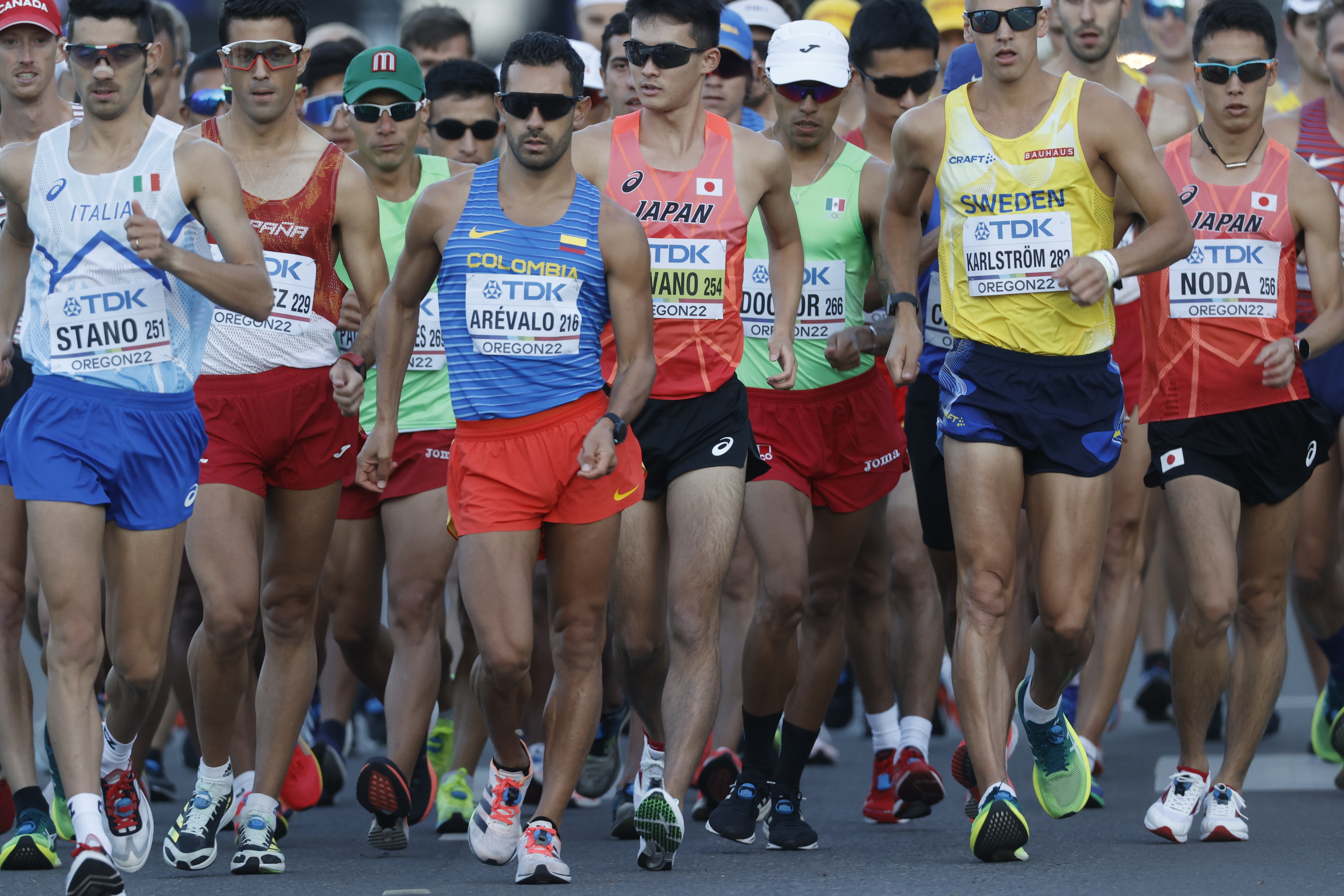 Con el top-10 de Eider Arévalo en marcha, Colombia cerró el Mundial de Atletismo