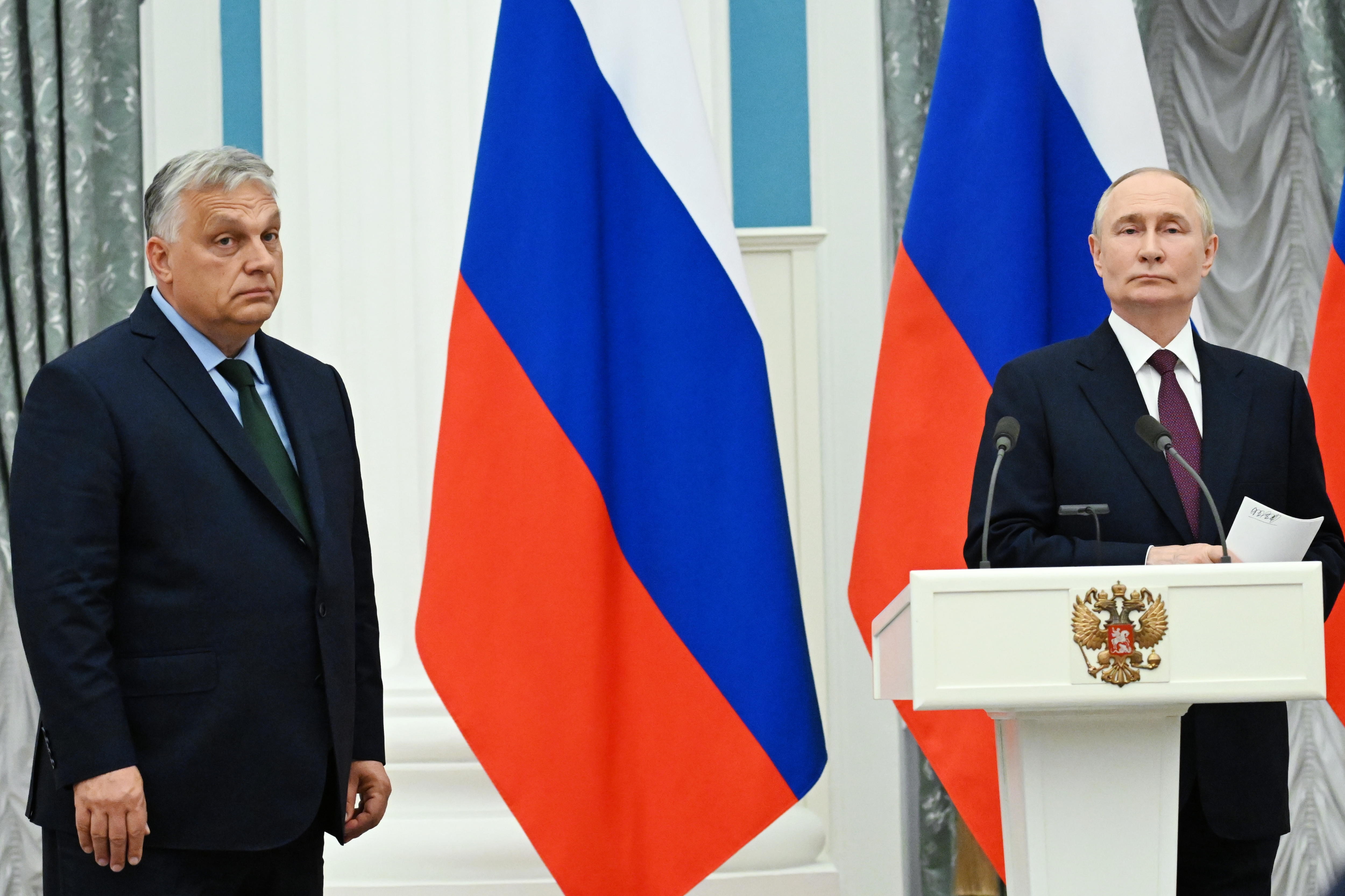 En contravía de la UE y la OTAN, Víktor Orbán visitó a Putin en Rusia