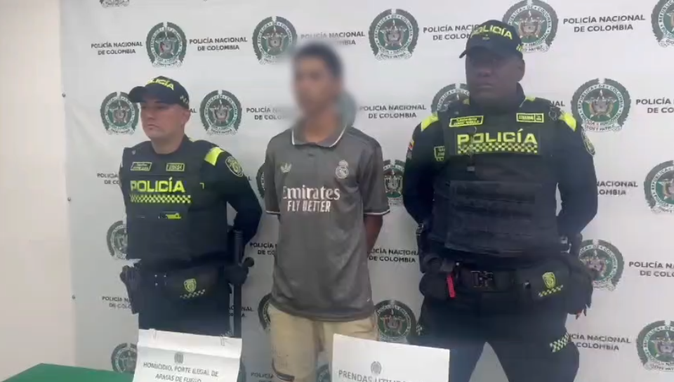 Sicario fue capturado en Usaquén tras cometer un homicidio