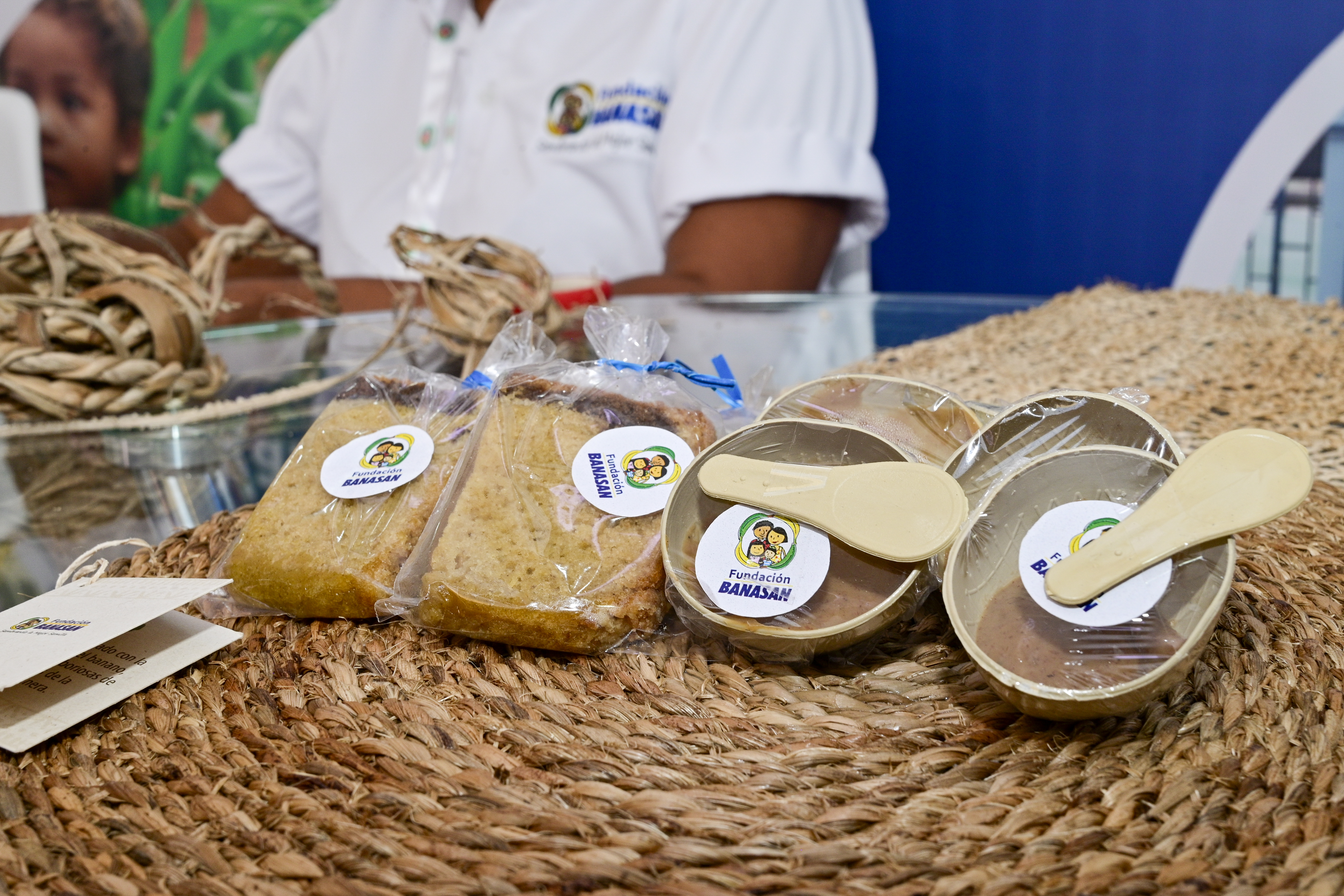 Productos realizados por mujeres emprendedoras del municipio de Zonas Bananeras, con el apoyo de la Fundación Banasan.
