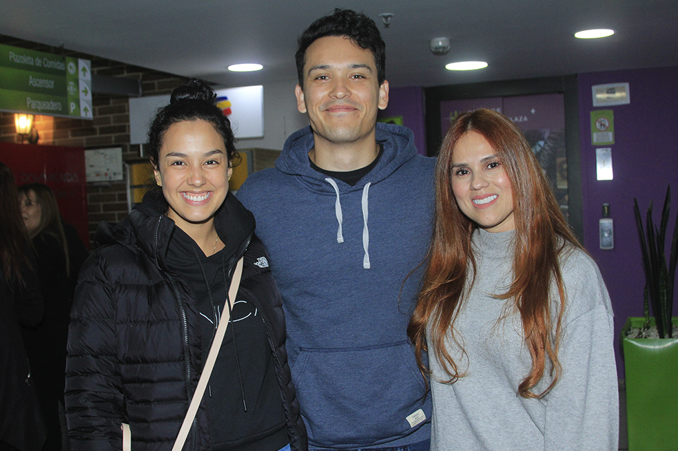 Ana María Estupiñan, Mattias Bylin e Ivonne Gómez