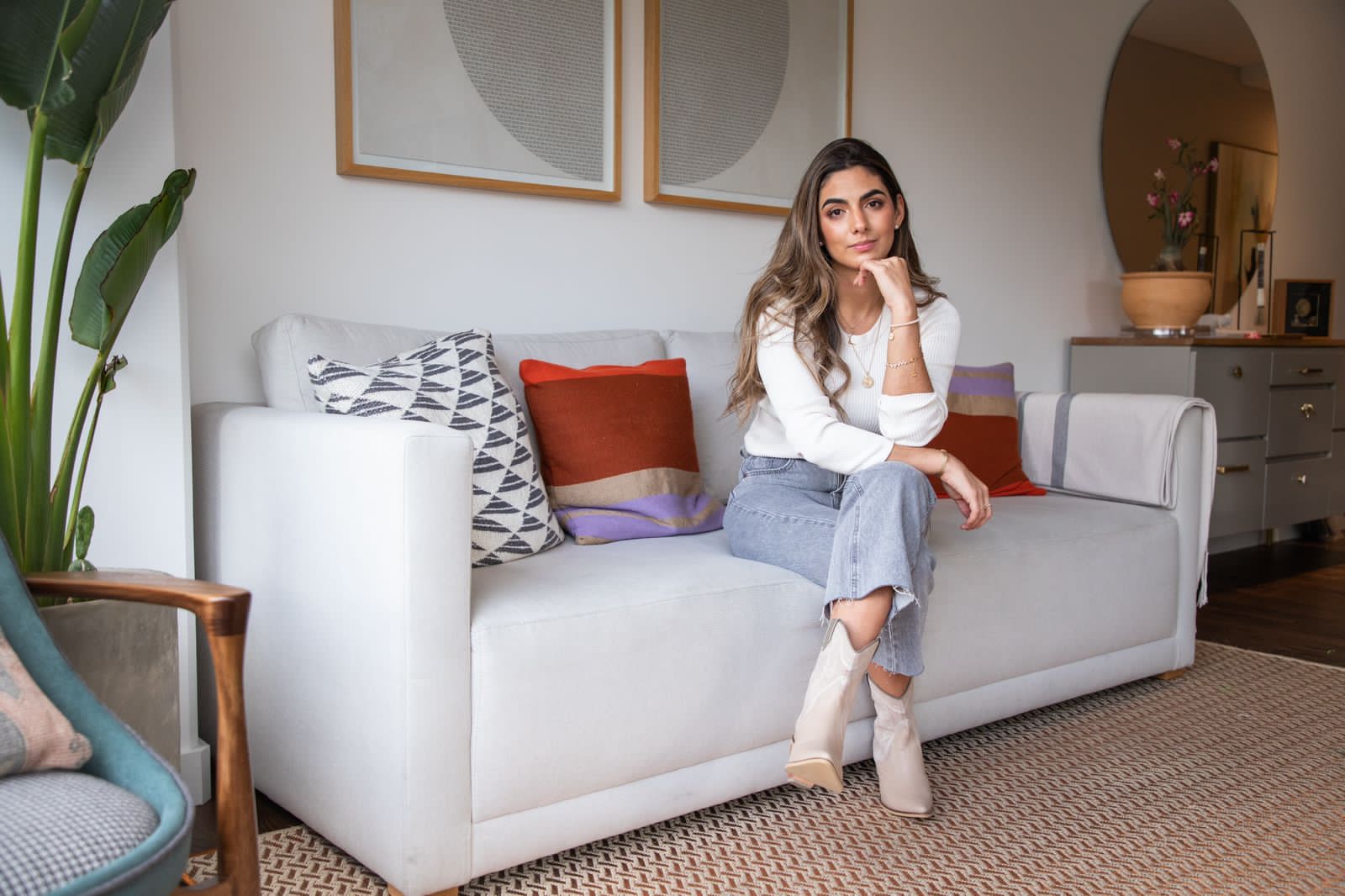 Laura Casas, diseñando su ambiente navideño