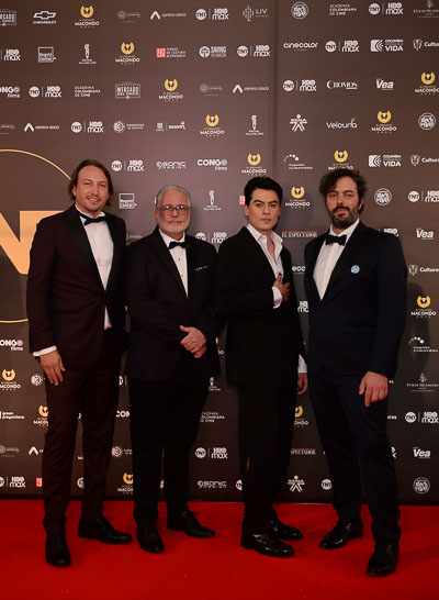 Nicolás Celis, Luis Arambilet, Nicolás Sepúlveda y Santiago Fumagalli