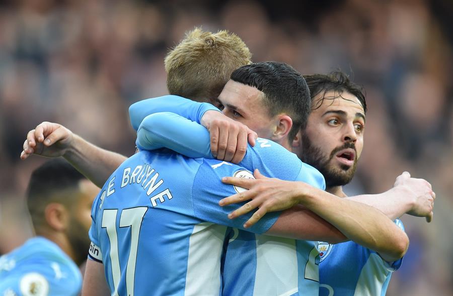 Manchester City derrotó a Burnley y sigue con buen ritmo en la Premier League