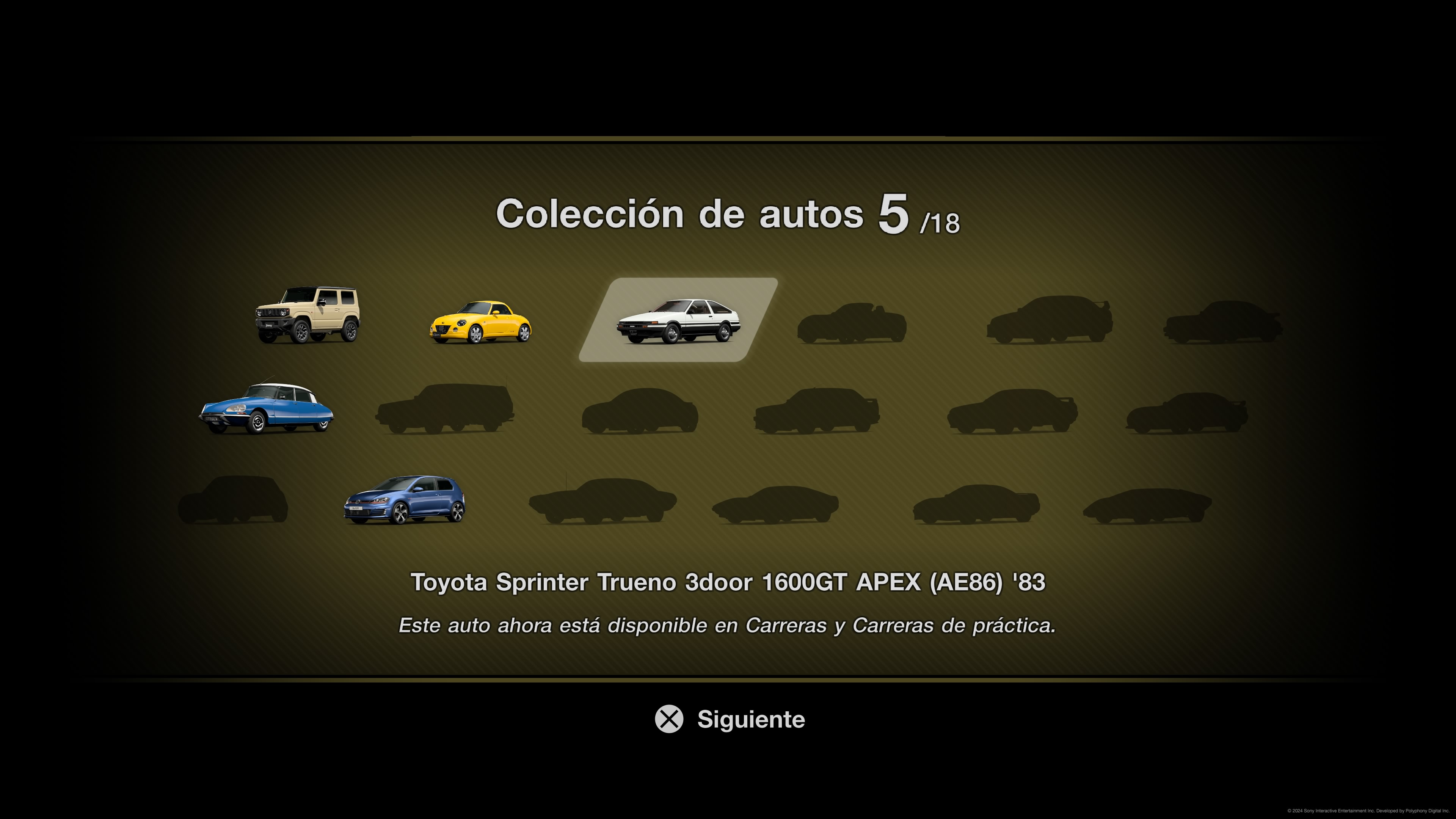 En My First Gran Turismo se pueden coleccionar hasta 18 coches completamente reales.