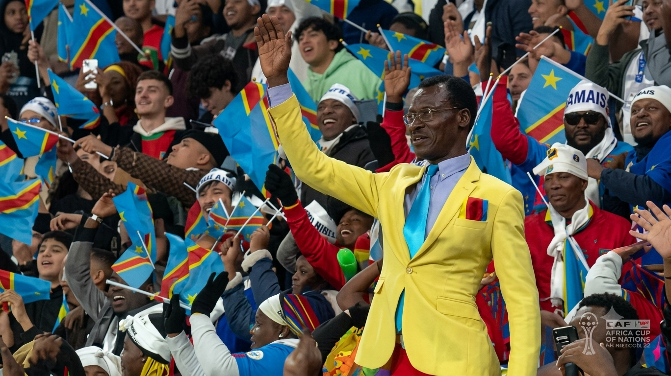 Patrice Lumumba: la historia del hincha más famoso del RD Congo, rival de Colombia