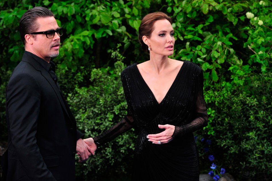 Brad Pitt y Angelina Jolie.