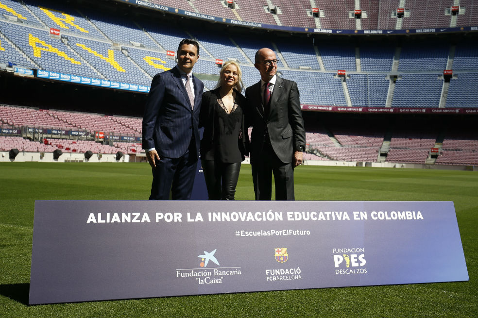 Shakira y el Barcelona construirán una escuela en Barranquilla