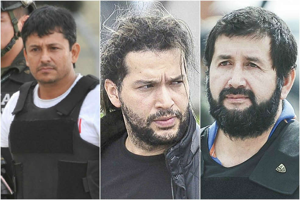 En la captura de tres capos