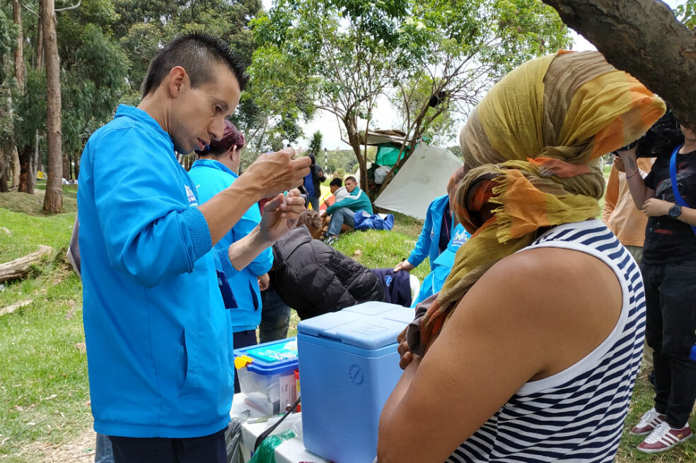 Este sábado habrá jornada de vacunación para ciudadanos venezolanos en Bogotá
