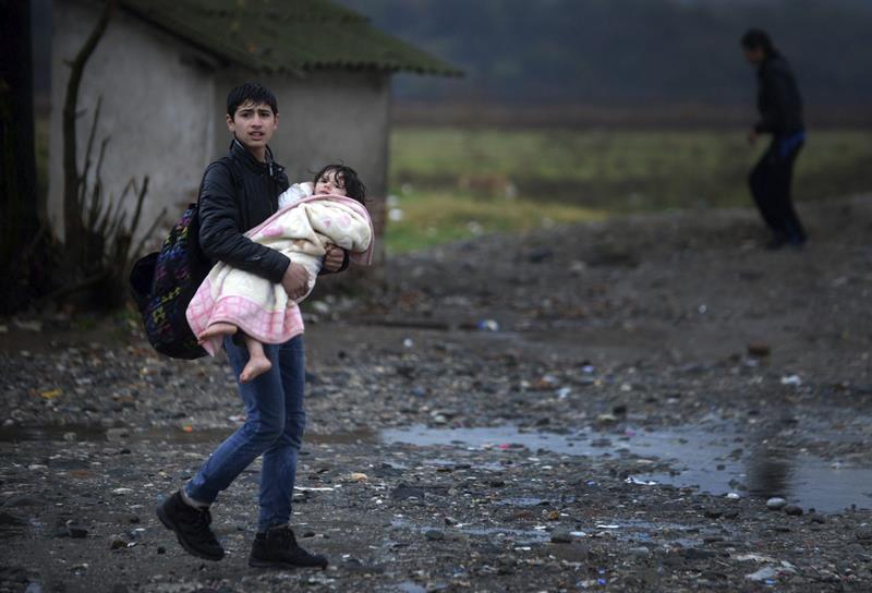 Ni el invierno frena la llegada de refugiados a la isla griega de Lesbos