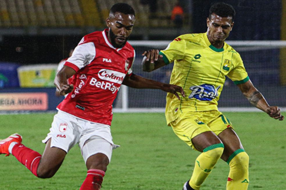 Copa BetPlay: Santa Fe y Bucaramanga empataron en El Campín