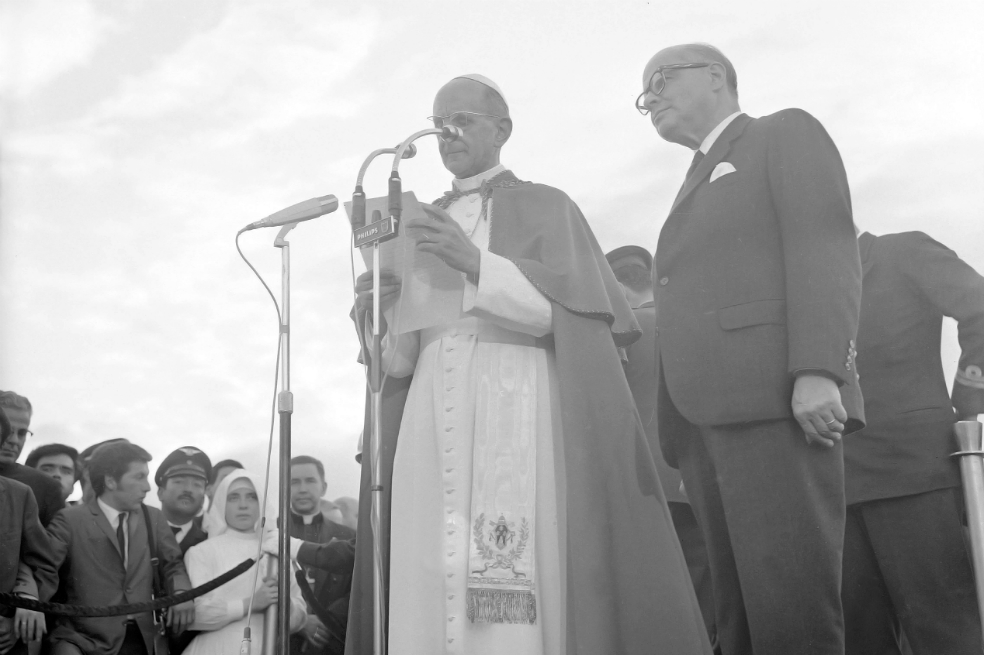 Así fue la llegada de Pablo VI: el primer papa en Colombia y Latinoamérica