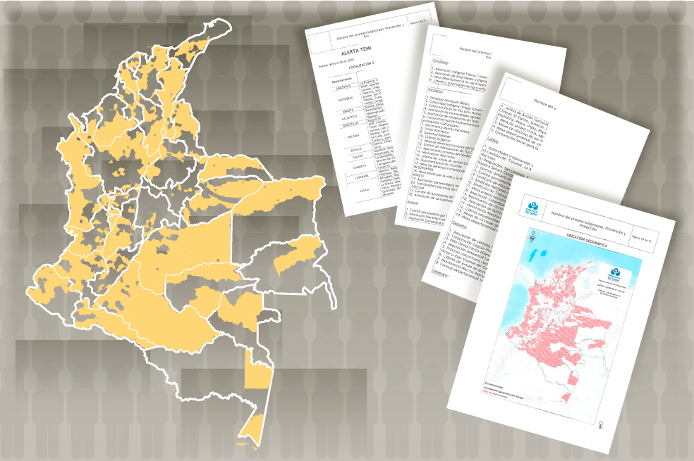 Las zonas del país de mayor riesgo para los líderes sociales