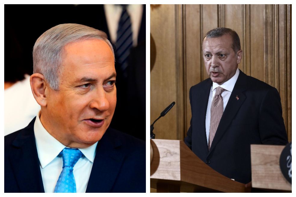 Benjamín Netanyahu y Recep Tayyip Erdogan / AFP