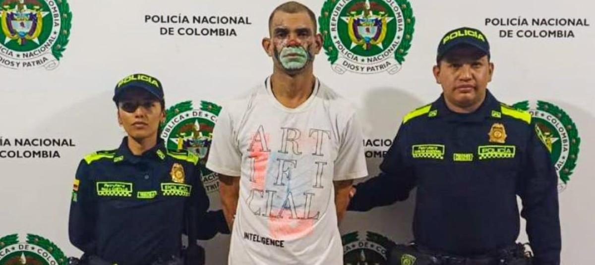 Capturaron a delincuente que robaba con la cara pintada de payaso en Ibagué