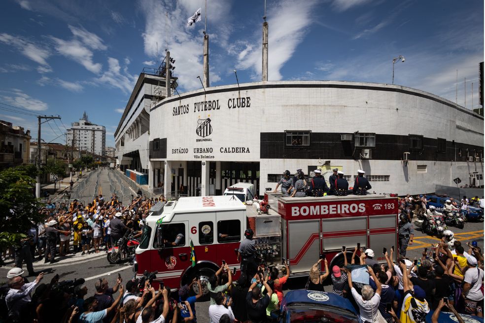 Las imágenes del funeral de Pelé