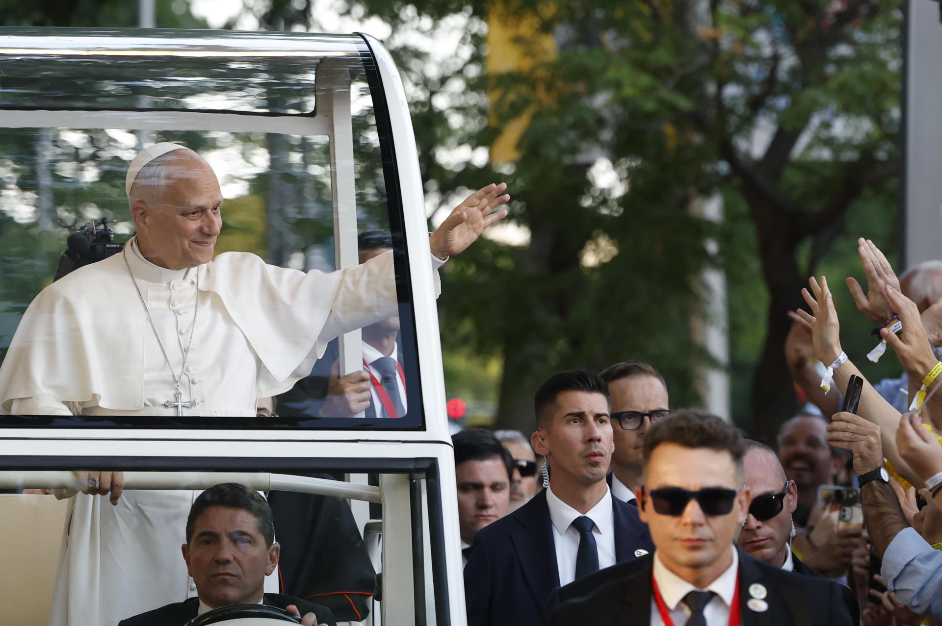 El guiño del papa León XIV al Real Madrid: esto dijo durante su visita a España