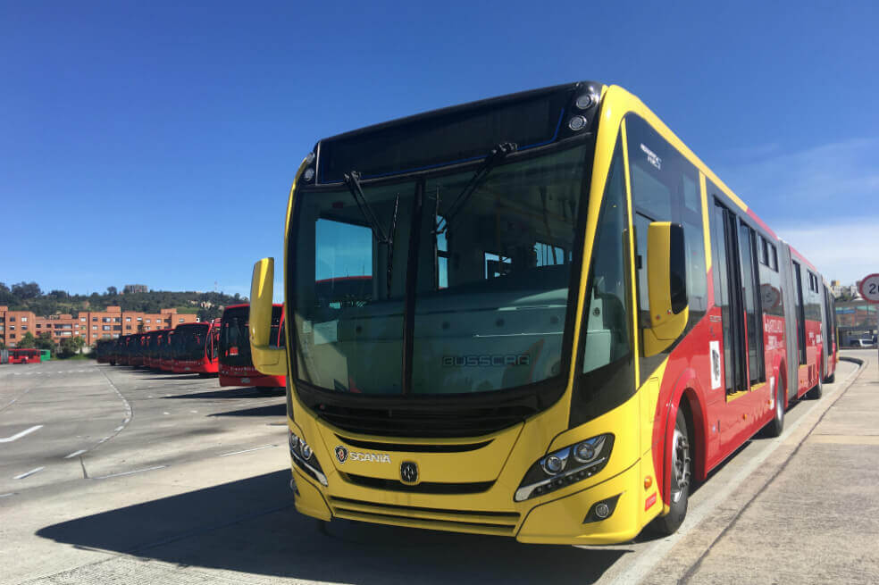 Este domingo entraron en circulación 336 nuevos buses de Transmilenio