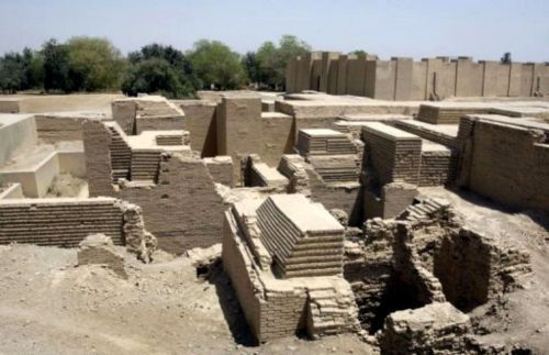 Imagen de algunos de los restos de la ciudad de Babilonia, ubicada en lo que hoy es Irak.  / Cortesía