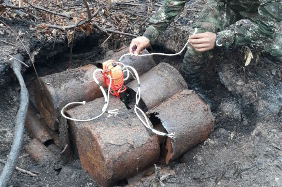 Se incautan de explosivos con los que Eln atentaría contra Caño Limón Coveñas